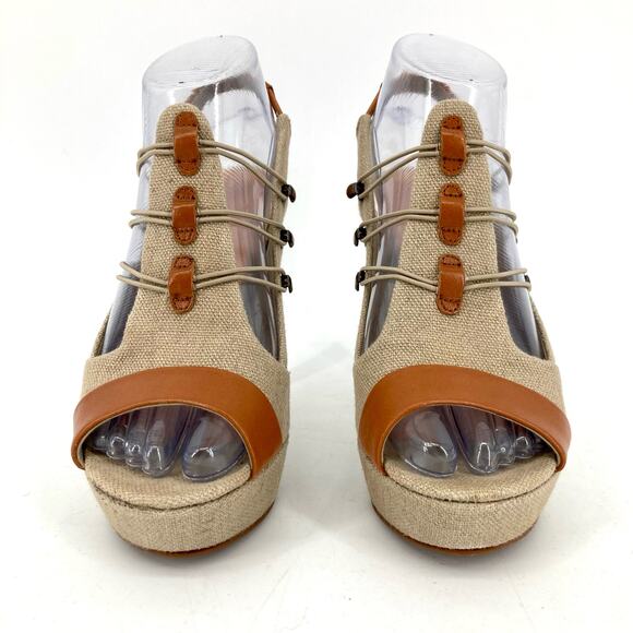 Diesel: canvas and leather heels (37) - Picture 3 of 8